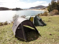 petit bivouac très sympa avec vue sur la baie