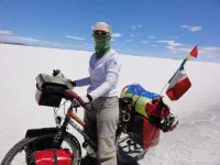 En mode "protection contre les UV" (tenue que nous porterons jusqu'à la fin de la Bolivie)