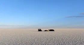 Installation du bivouac au milieu de... rien