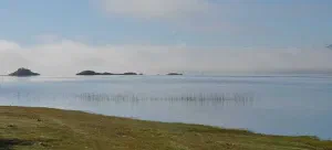 Brume sur le lac au petit matin