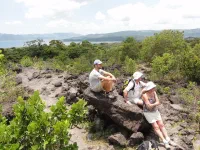 Touristes ébahis