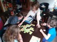 Partie de Carcasonne avec Samuel