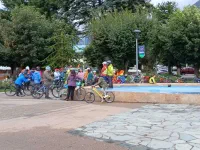 Au départ de la Ciclotada, manifestation à vélo