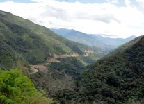 La route est vraiment creusée dans la montagne