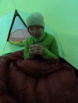 1°C dans la tente, "c'est pô évident"