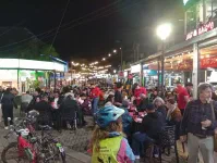 Quartier ultra-touristique de la ville. Sur 4 ou 5 cuadras, les prix sont dingues. On voulait y dîner, on a vite fuit
