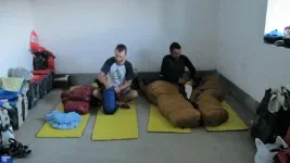 "bivouac" du jour chez Jenny, très sympathique péruvienne, qui nous a spontanément offert le gîte