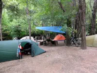 Le campement de manouche-cyclotouristes
