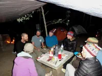 Première soirée tous ensemble, sorte de répétition générale pour le 31