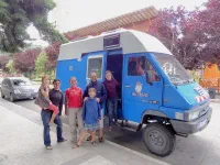 la famille Nocybb110 voyageant dans un camion EDF