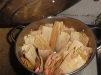 cuisson des tamales sucrés